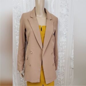 Rachel Zoe Double Breasted Open Front Blazer Size Small